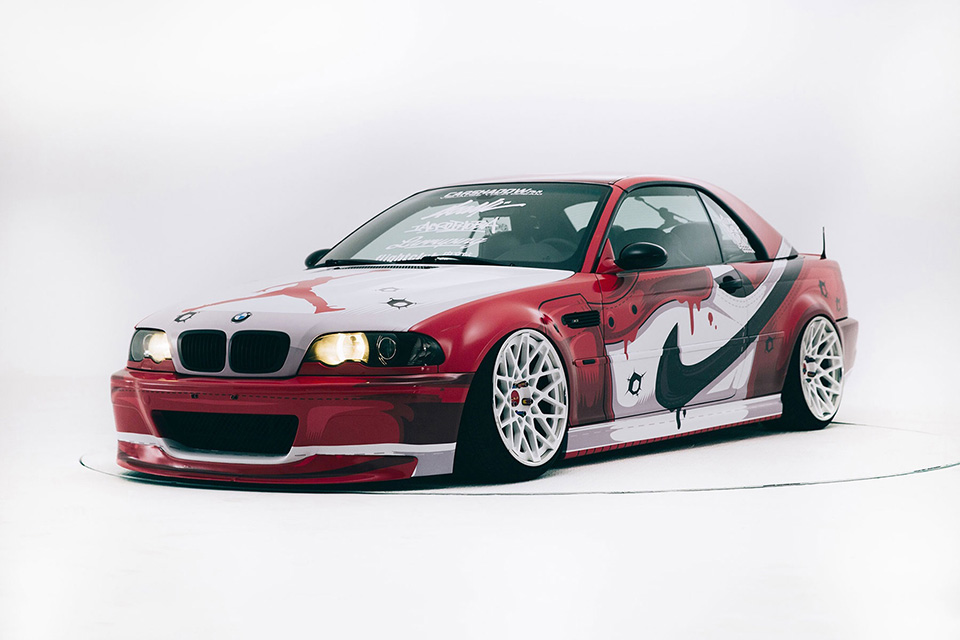經典+創意  Air Jordan 1「Chicago」塗裝BMW M3