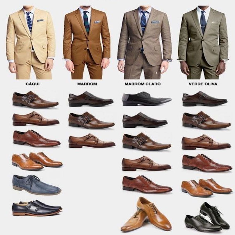 Виды обуви мужской и с чем носить