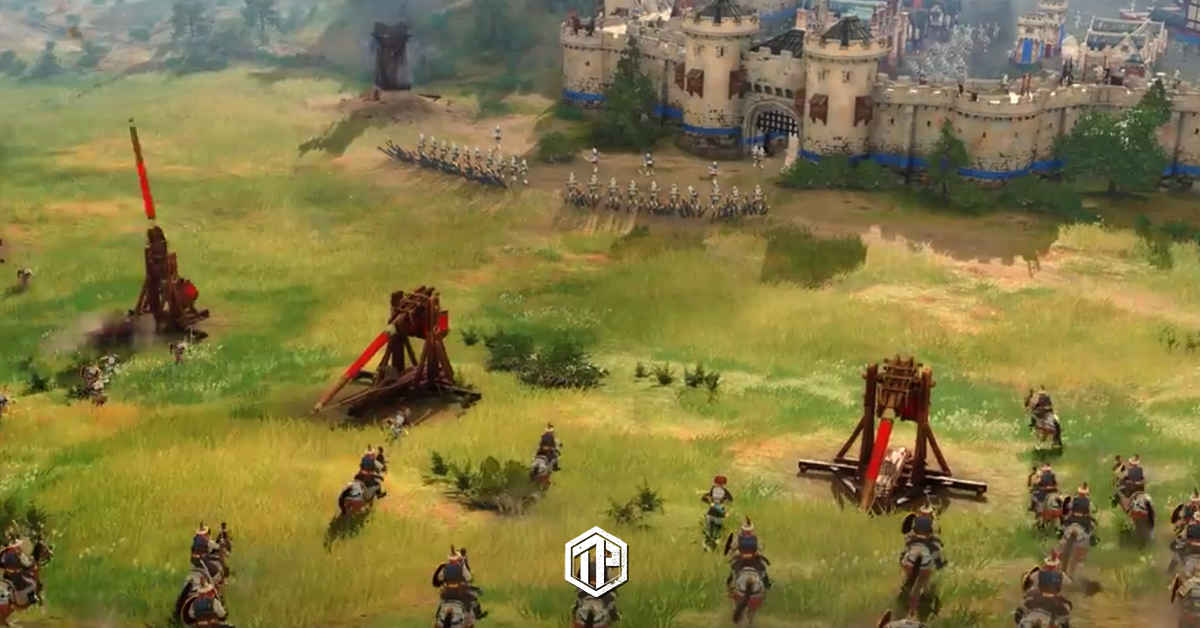 Age of empires 4 по сети. Донжон age of Empires 4. Age of Empires 4 переход на стадии.